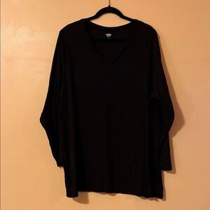 Old Navy Black Long Sleeve Tee